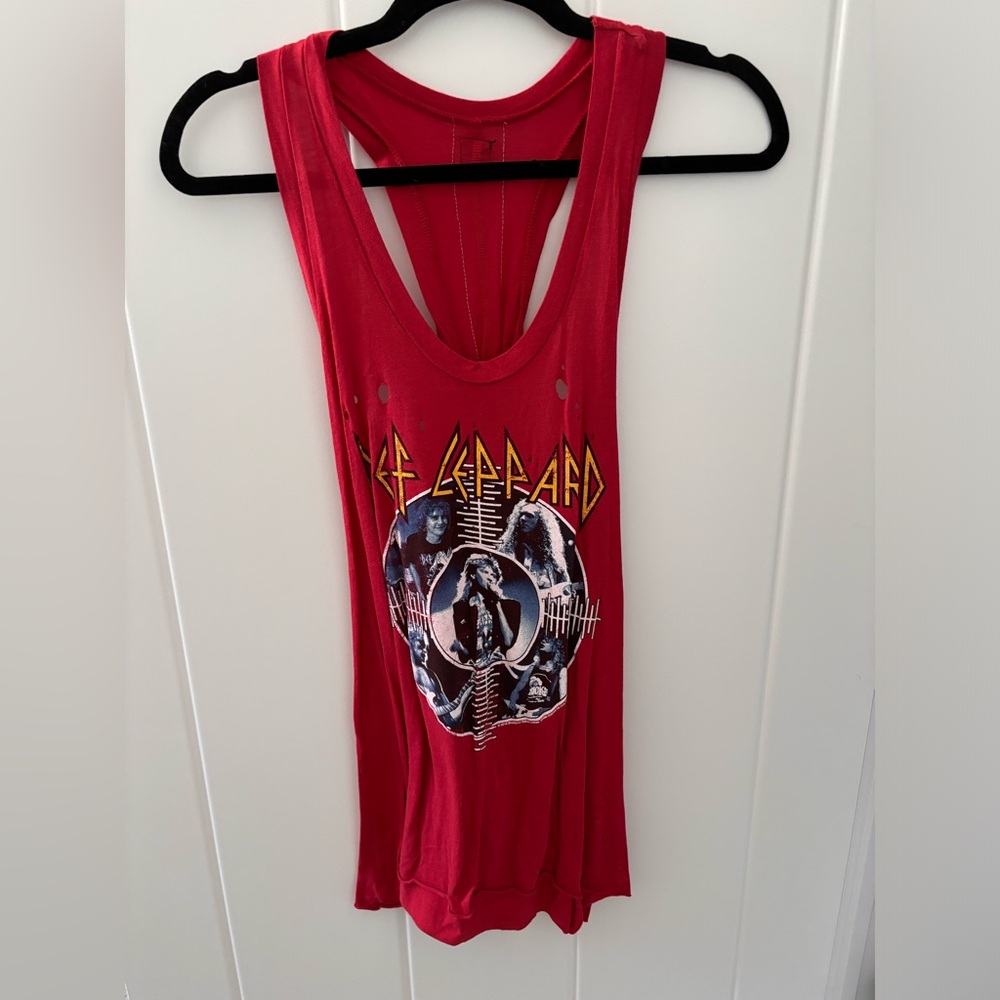 NWOT DEF LEOPARD TRUNK ltd band tank